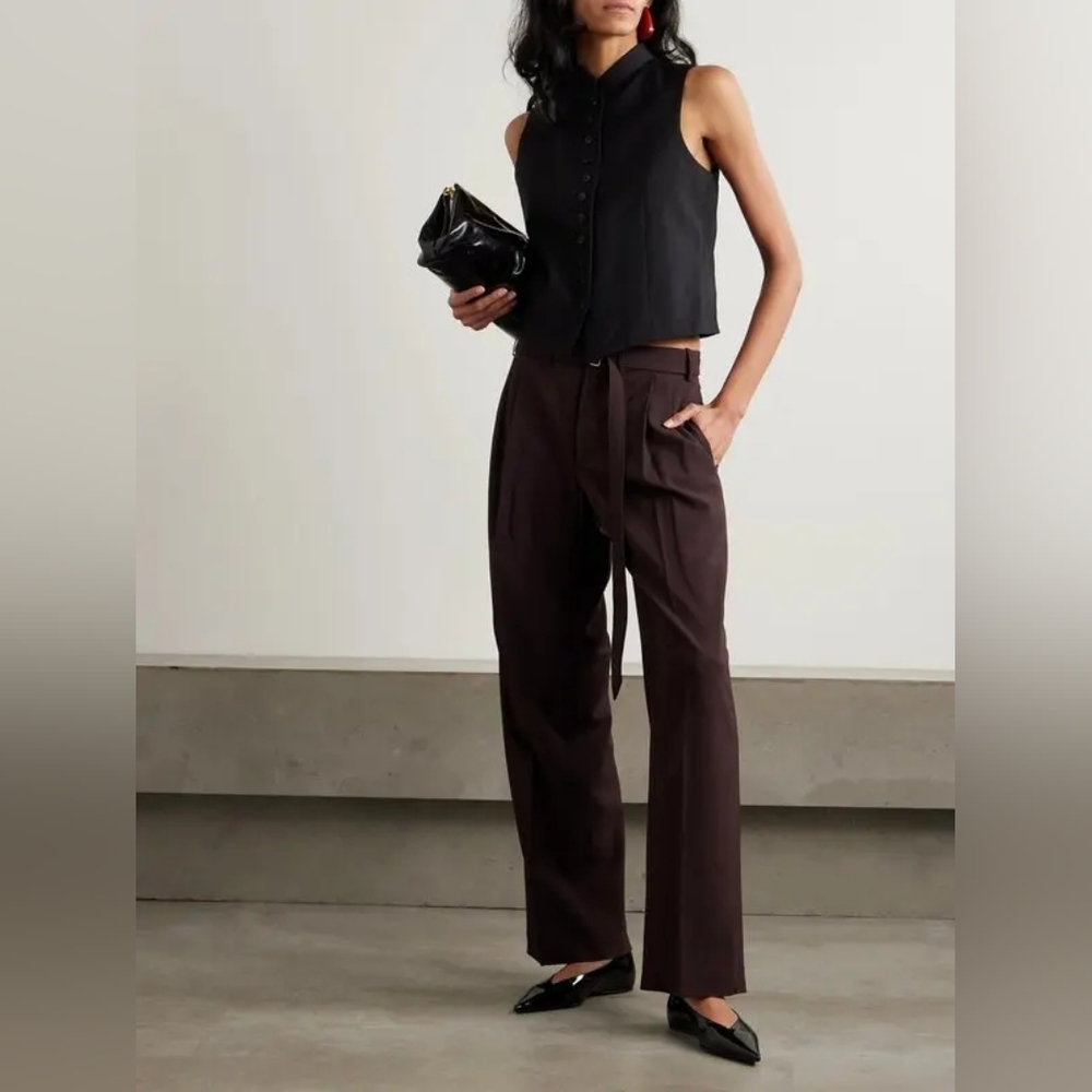 CO Pleated Wool Trousers‎